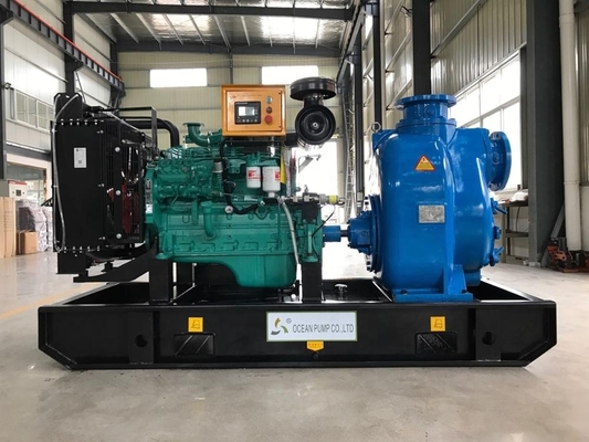 Urban Drainage Industrial Water Pump Diesel Engine Pump With Trailer Mounted Water Pump