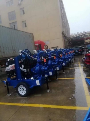 Non Clogging Dry Prime Sewage Water Diesel Engine Pump Dewatering Pump