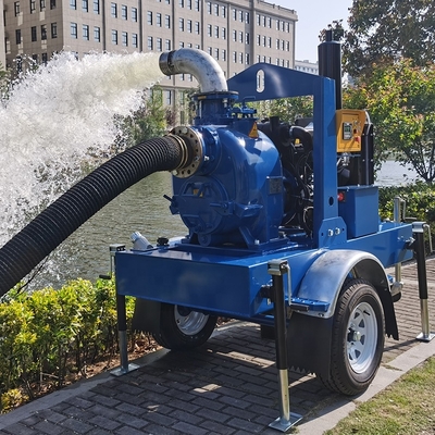 Non Clogging Dry Prime Sewage Water Diesel Engine Pump Dewatering Pump