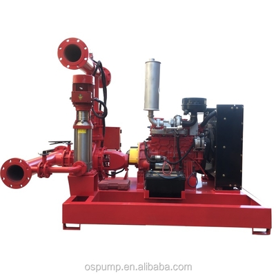 Diesel Engine Pump Fire Fighting 500gpm Fire Pump With Diesel and Electric Pump