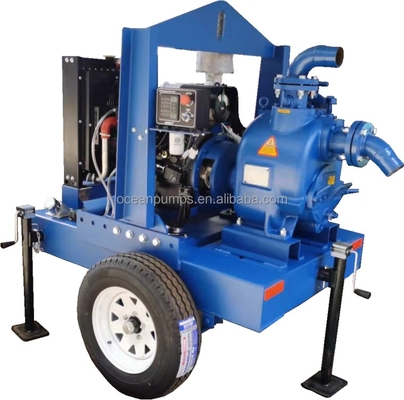 Good Quality Self Priming Pump With Diesel Engine Dry Priming Sewage Pump
