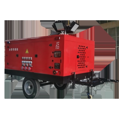 Sewage Pump Drainage Pump With Light System Mobile Power Generation Trailer Emergency for Flood Prevention Pumping Irrigation