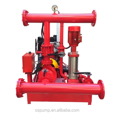 Diesel Engine Pump Fire Fighting 500gpm Fire Pump With Diesel and Electric Pump